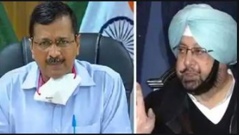 Arvind Kejriwal and Capt Amarinder