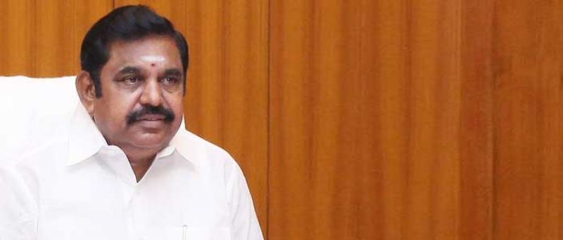 Chief Minister K Palaniswami