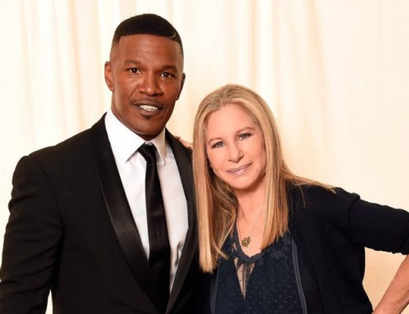 Barbra Streisand and Jamie Foxx