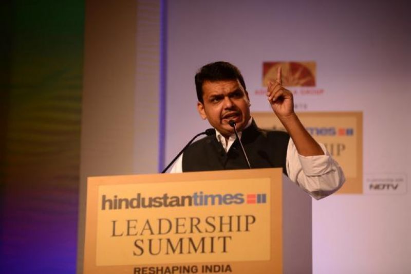 Devendra Fadnavis at Hindustan Times Leadership Summit