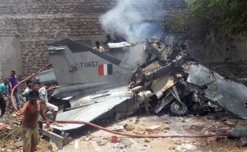 IAF's MiG-27 fighter jet crashes in Jodhpur