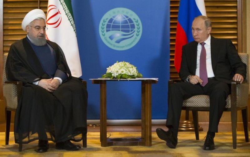 Rouhani and Putin discuss US exit from nuclear deal