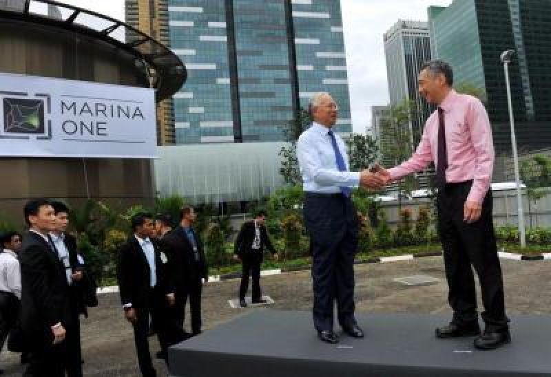 age-old water row with Singapore