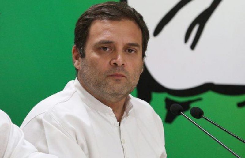 Congress chief Rahul Gandhi expressed his condolences