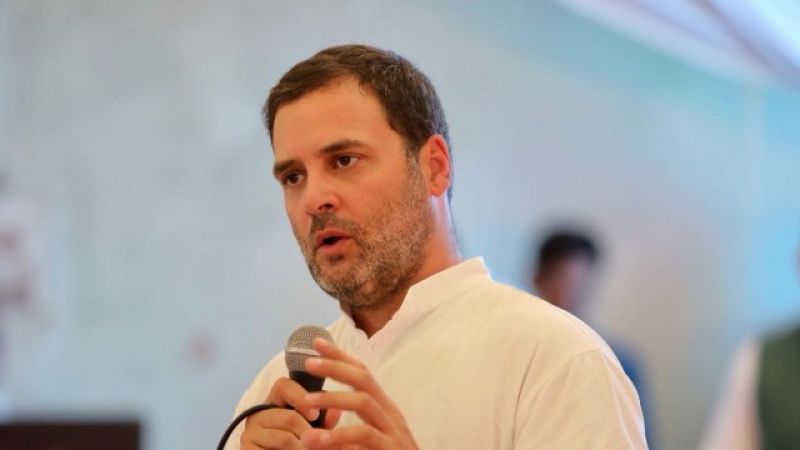 Congress president Rahul Gandhi