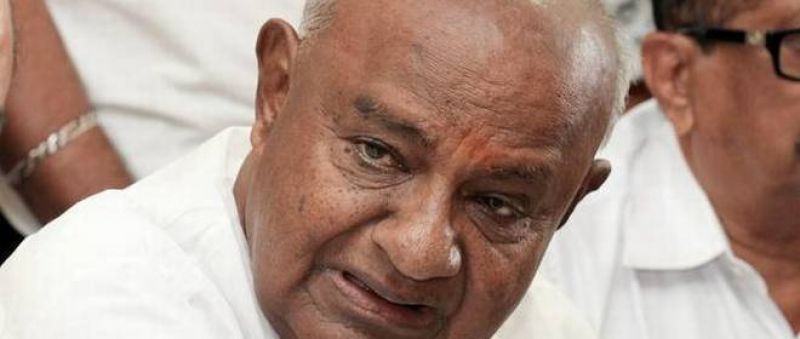 JD(S) supremo and former prime minister H D Deve Gowda