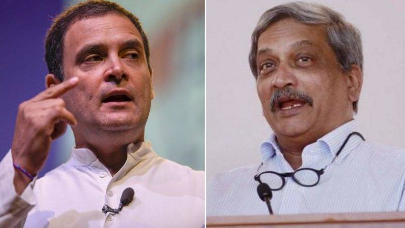 Rahul meets Parrikar