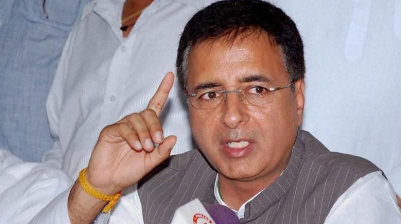 Congress media in-charge Randeep Surjewala