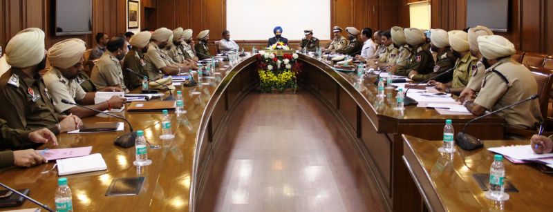 Chairs meeting with top brass of jail department