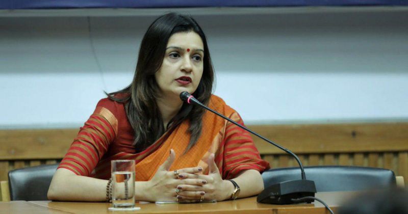 Congress spokesperson Priyanka Chaturvedi