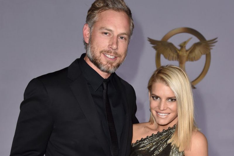 Jessica Simpson with husband Eric Johnson