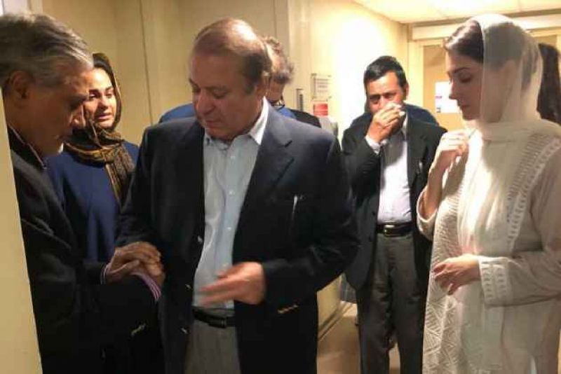 Nawaz, and Maryam stopped over in Abu Dhabi