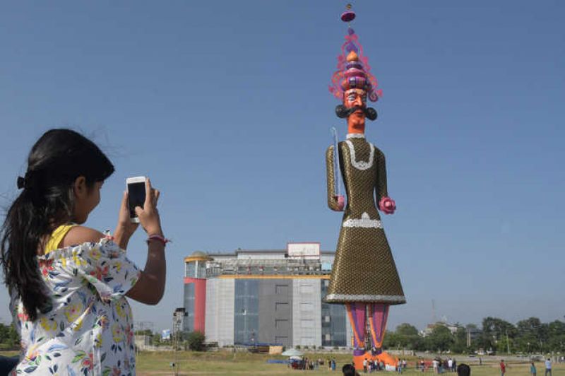 Country's tallest Ravana effigy