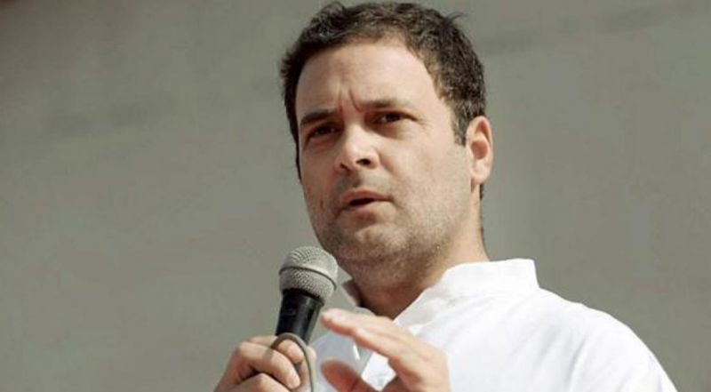 Congress chief Rahul Gandhi