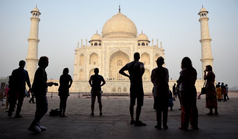 The ivory white marble mausoleum is a UNESCO World Heritage Site