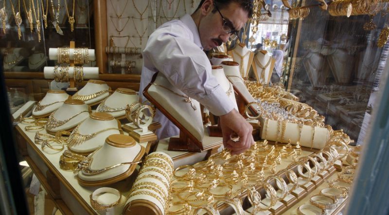 sluggish demand from local jewellers