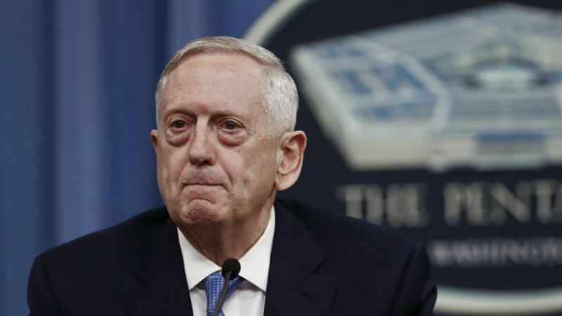 US Defence Secretary James Mattis