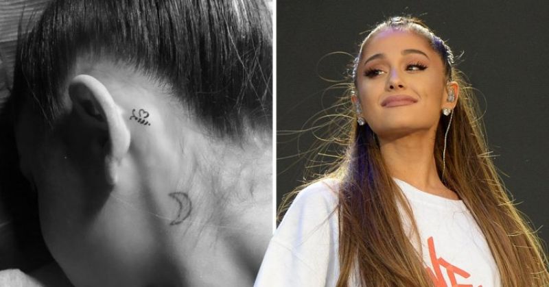 Ariana Grande gets bee tattoo