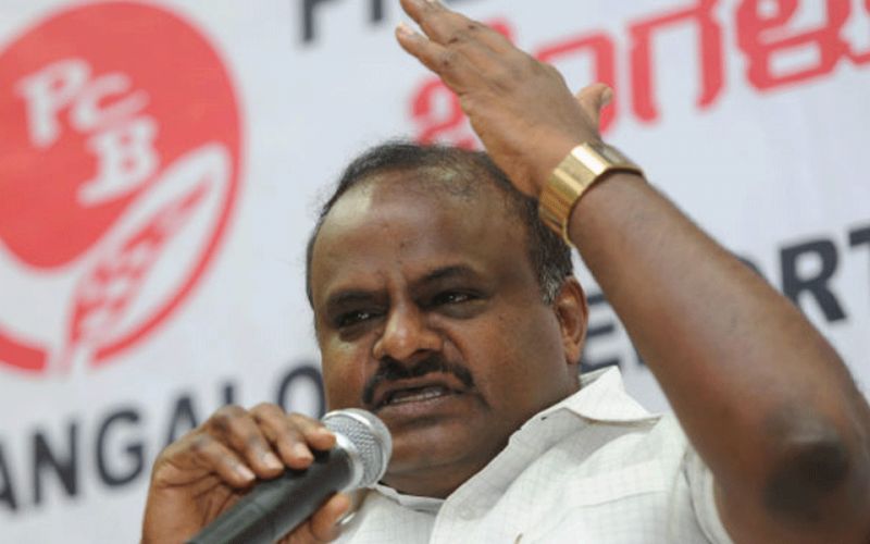 Kumaraswamy accuses BJP of trying to topple his government