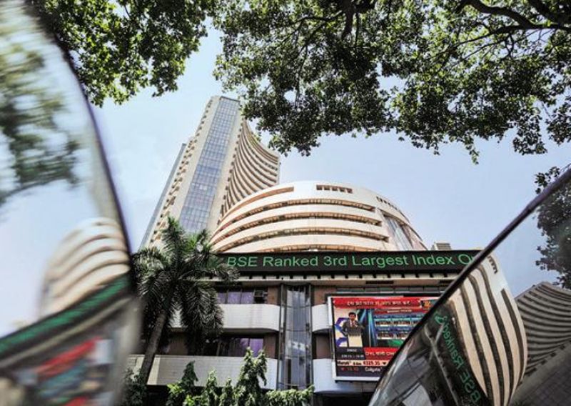 BSE Sensex slipped from its record high