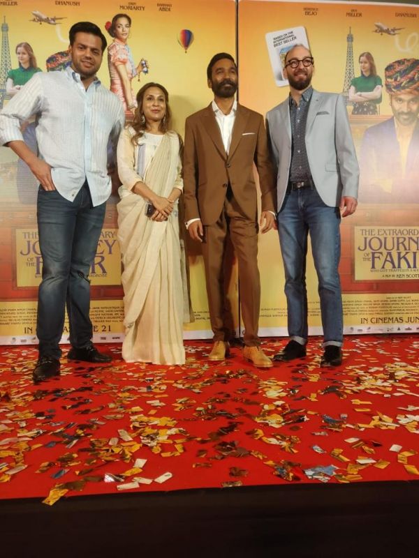 Gulzar Inder Chahal, Aishwarya, Dhanush and Ken Scott