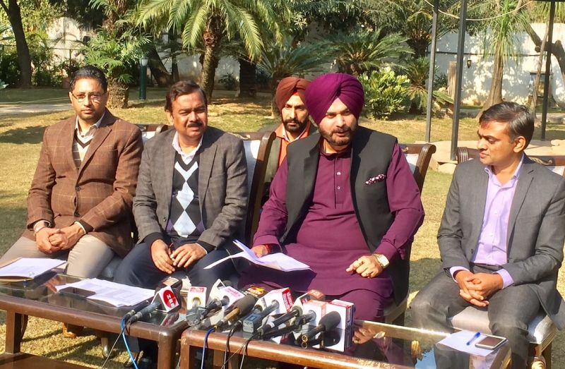 Press Conference of Navjot Singh Sidhu