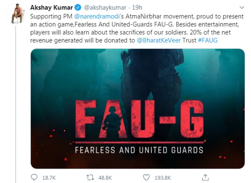 Akshay Kumar tweet