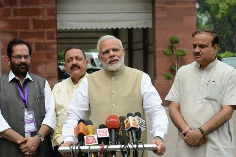 Narendra Modi addresses in media ahead of monsoon session