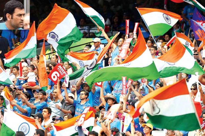 Mahendra Singh Dhoni was booed by the Indian supporters