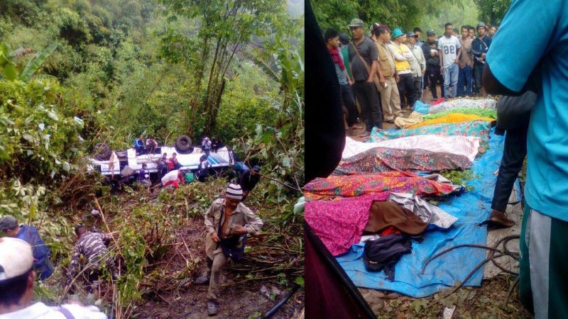 9 killed in a tragic bus accident in Mizoram