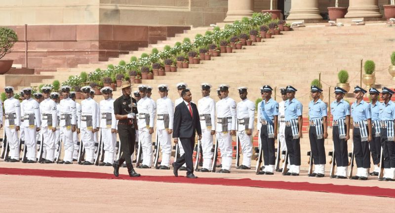 Guard of honor ceremony organized for visiting Seychelles President Danny Faure
