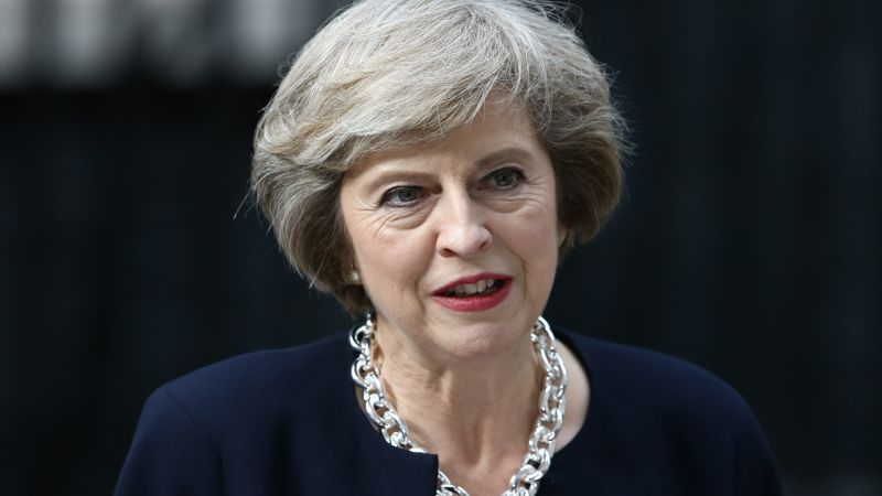 British Prime Minister Theresa May