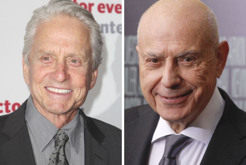 Michael Douglas and Alan Arkin