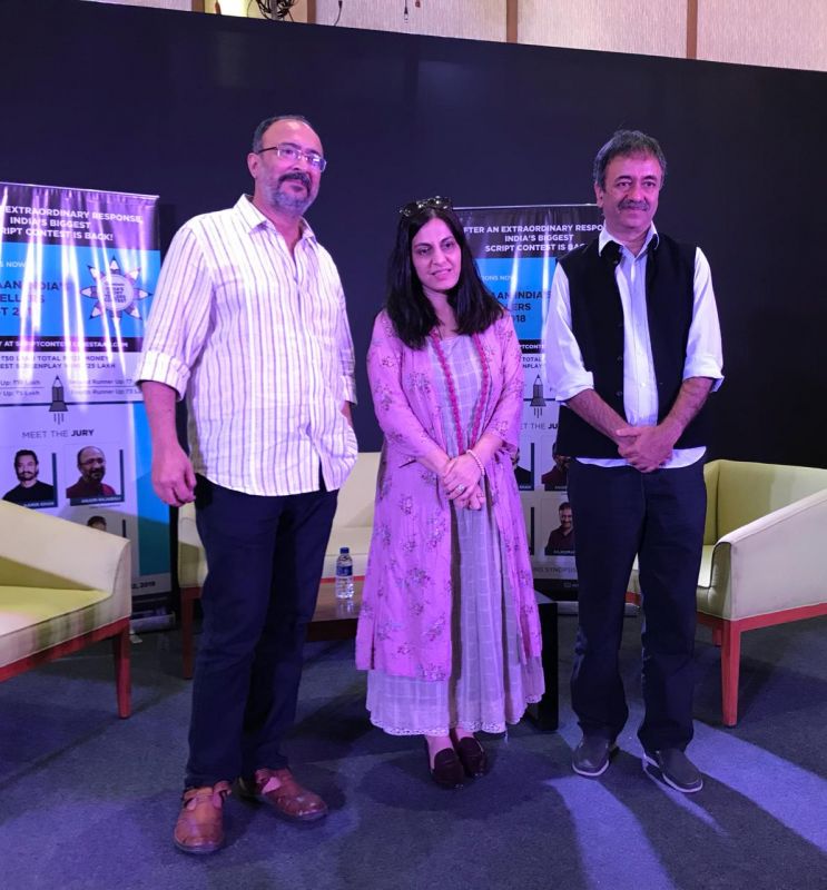 Anjum Rajabali, Juhi Chaturvedi, Rajkumar Hirani 