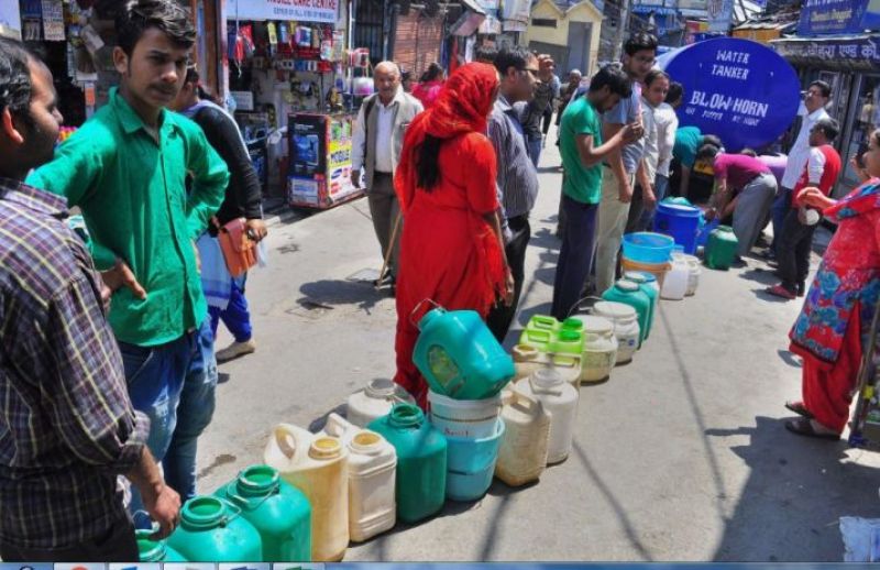 Shimla faces acute water scarcity at peak of tourist season