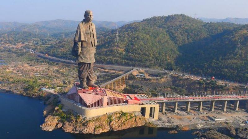 Giant statue of Sardar Vallabhbhai Patel