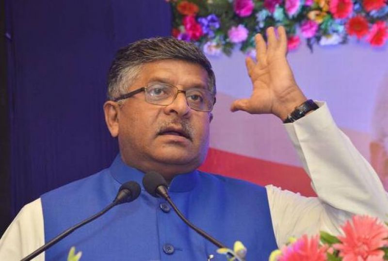 Union Law and Justice Minister Ravi Shankar Prasad