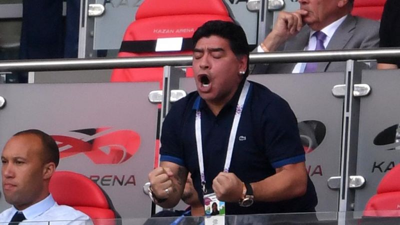 Maradona's colorful career has included stints coaching 