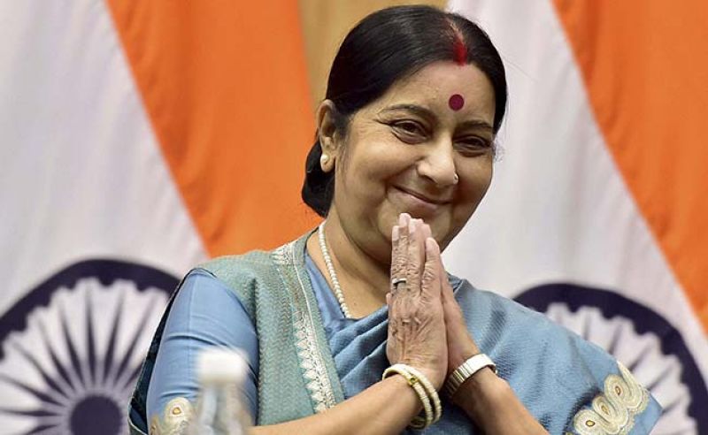External Affairs Minister Sushma Swaraj
