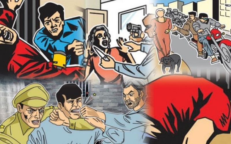 Involvement in robbery and cheating cases