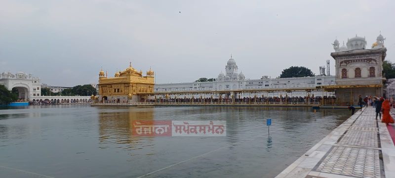 Aesthetic View of Golden Temple after Rainfall in Amritsar