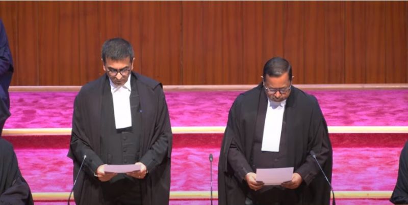 Justices Ujjal Bhuyan & SV Bhatti Sworn in as Supreme Court Judges