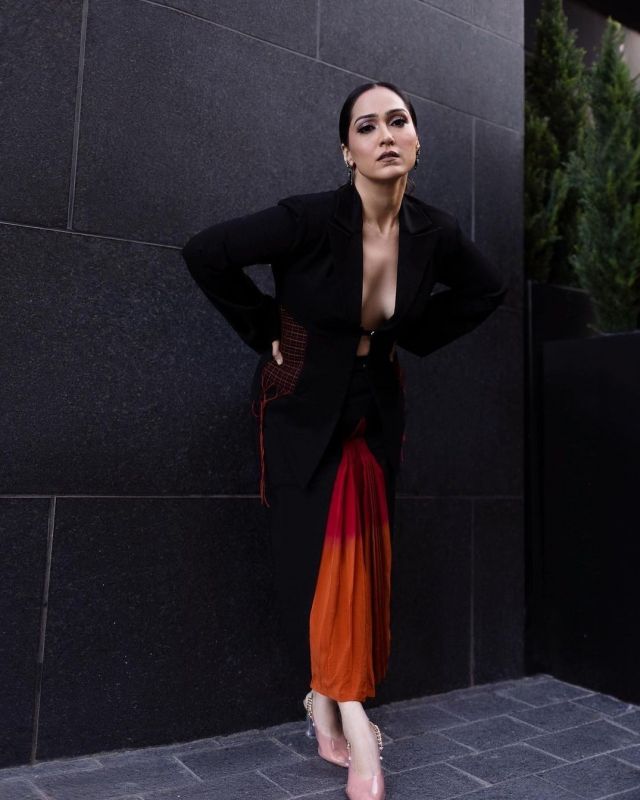 Shehnaaz Gill Strikes a Pose with the Girls Squad of 'Thank You For Coming' at TIFF 2023