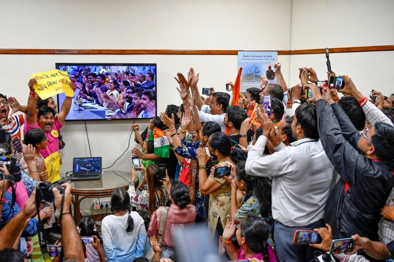 Chandrayaan-3's Successful Landing Ignites Nationwide Celebration