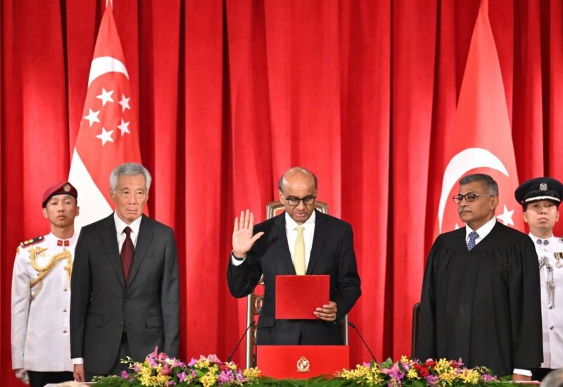 Indian-Origin Tharman Shanmugaratnam Sworn-In as the President of Singapore