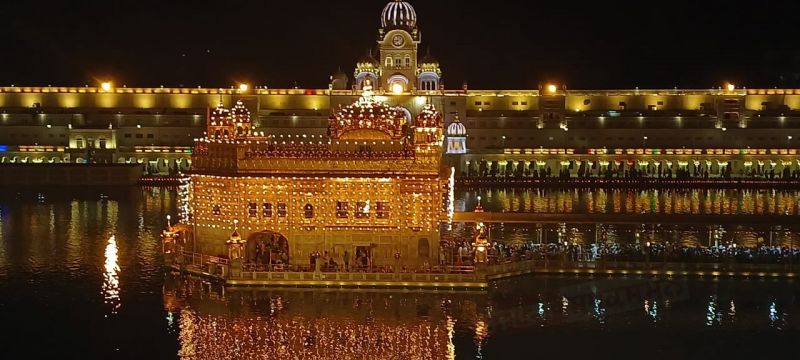 Decoration, Lighting & Fireworks at Golden Temple on occasion of Prakash Purab of Sri Guru Amar Das Ji
