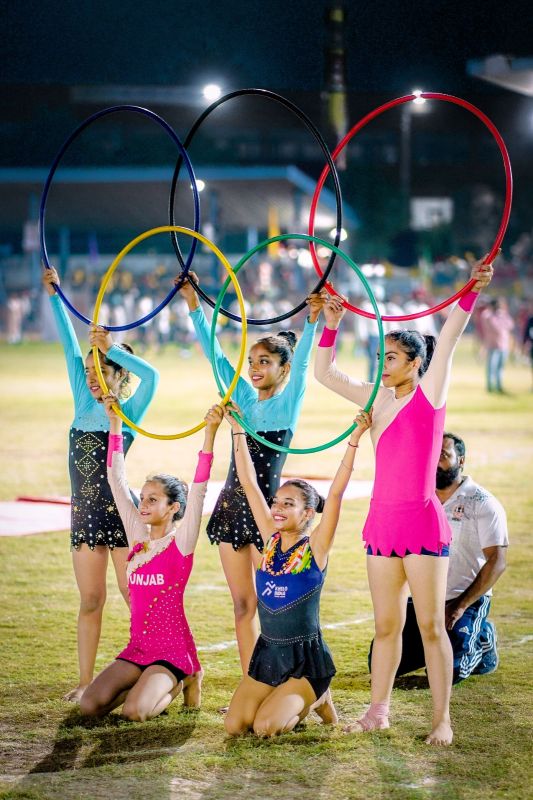 Grand Opening of 2nd Edition of 'Khedan Watan Punjab Diyan'. Punjab Chief Minister Bhagwant Singh Mann Inaugurates the sports event in Bathinda.

