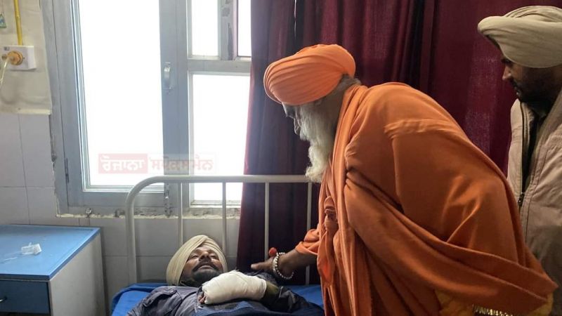 MP Balbir Singh Seechewal Visits Injured Policemen After Nihang Sikhs-Cops Clash in Sultanpur Lodhi