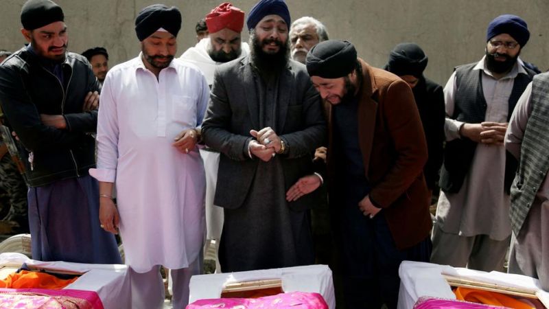 dozens killed in attack on Kabul Sikh temple