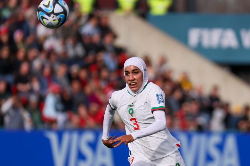 Morocco's Nouhaila Benzina Becomes the First Player to Wear Hijab At World Cup Tournament 